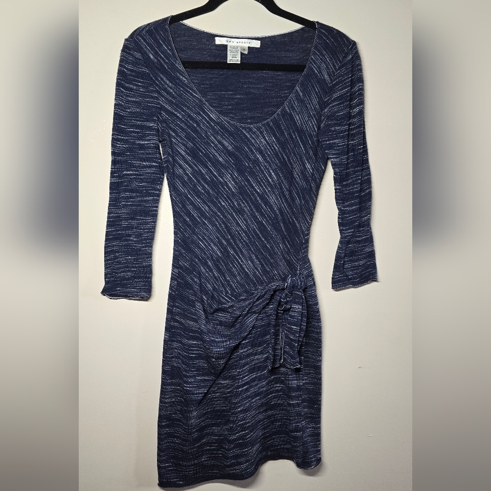 Navy Long Sleeve Dress